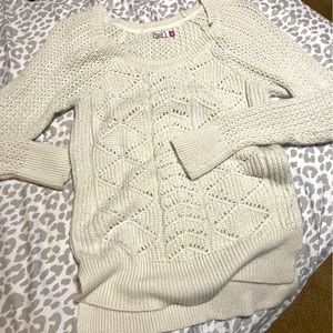 Beige, dressy, women’s sweater, size L